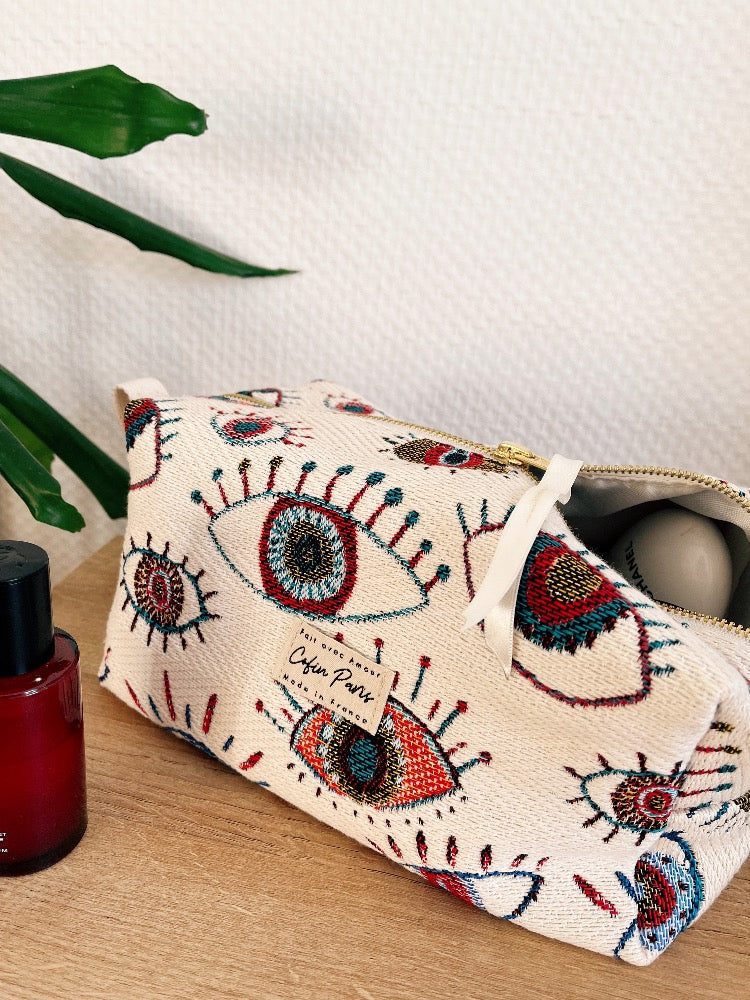 TOILETRY BAG L Cyclope WHITE