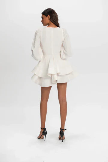 HYDRANGEA DRESS WHITE