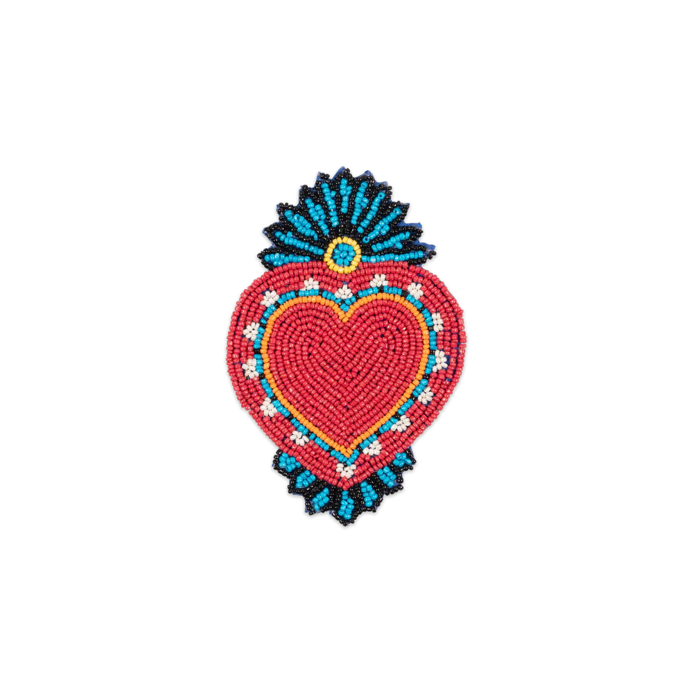 Coaster Milagro Heart Red Small