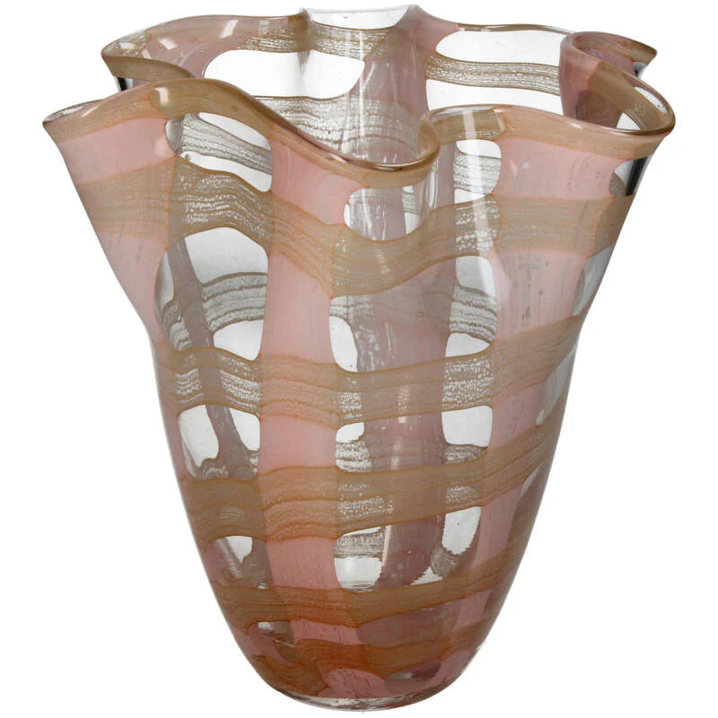 Vase Glass Peach
