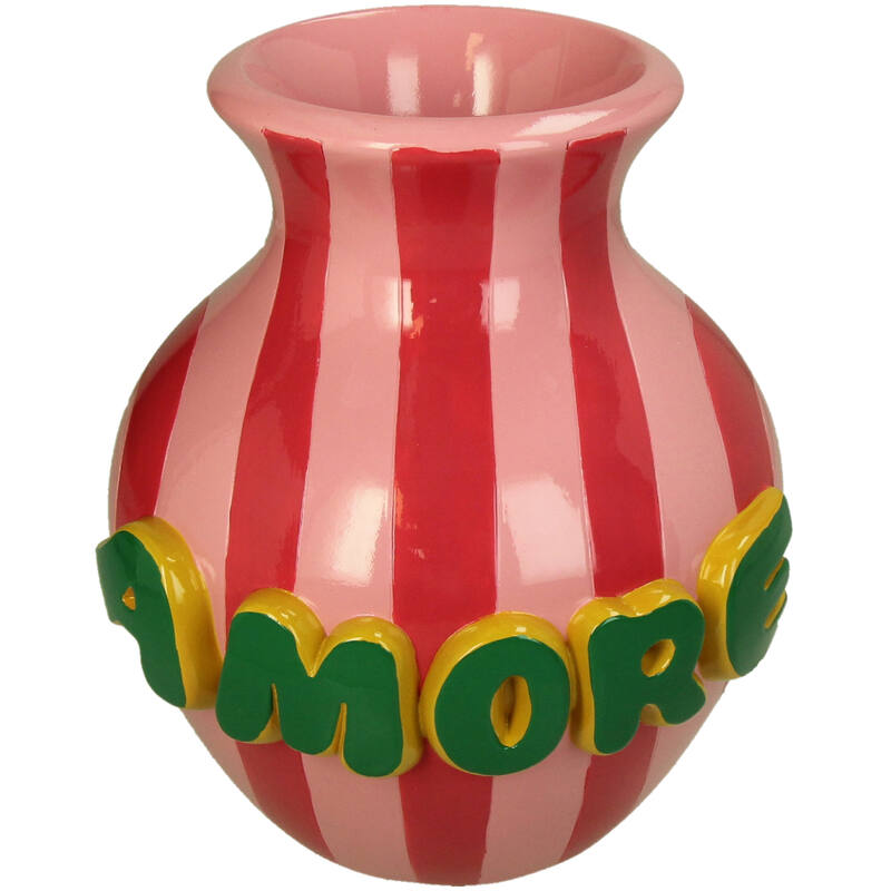 Vase Amore Polyresin Multi 18x19x22cm