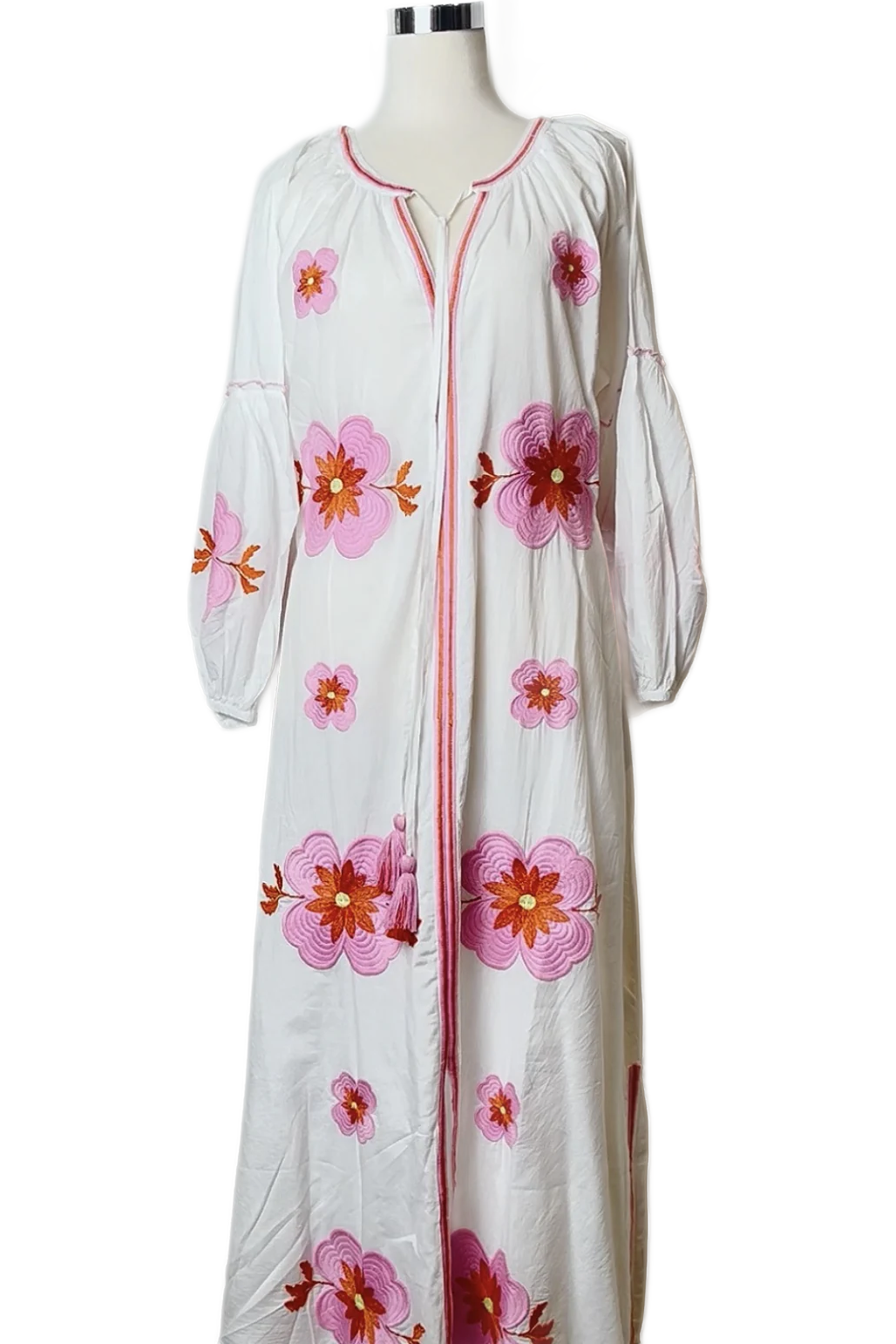 MIDI DRESS EMBROIDERED