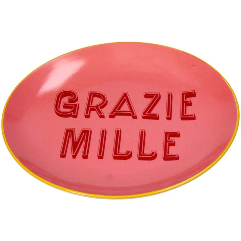 Plate Grazie Mille Stoneware