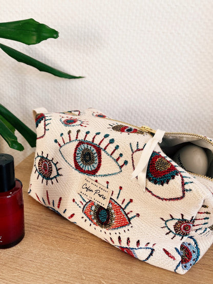 TOILETRY BAG  L Cyclope WHITE