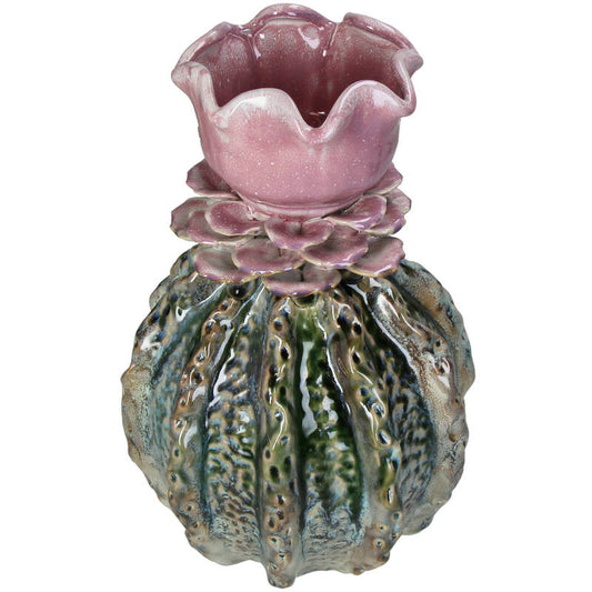 KAL-6366 Vase Stoneware Multi 21x21x33cm