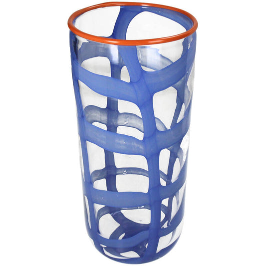 Vase Glass Blue