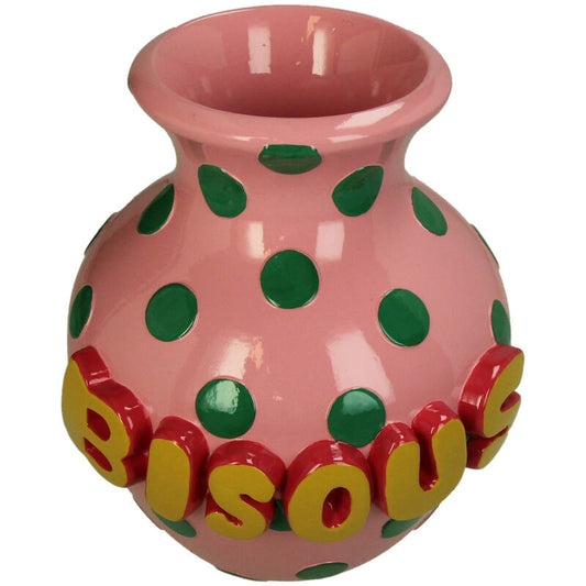 Vase Bisous Polyresin Multi 18x19x22cm