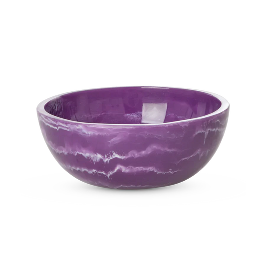 Resin Bowl in Purple - Large